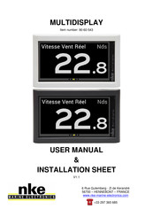 NKE MULTIDISPLAY User Manual & Installation Sheet