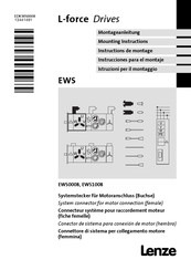 Lenze L-force EWS1008 Mounting Instructions