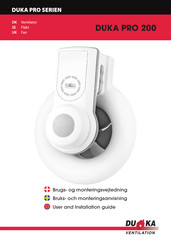 Duka PRO 200 User And Installation Manual