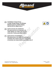 Allmand Maxi-Lite II Installation Instructions Manual