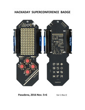 HACKADAY SUPERCONFERENCE BADGE Manual