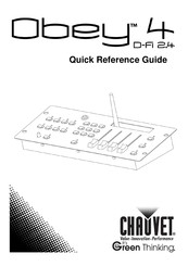 Chauvet Obey 4 D-Fi 2.4 Quick Reference Manual