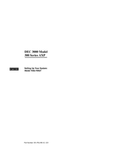 Digital Equipment DEC 3000 300 AXP Series Setting Up Your System