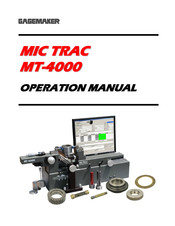 GAGEMAKER MIC TRAC MT-4000 Operation Manual