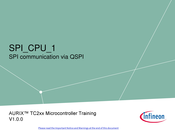 Infineon SPI CPU 1 Manual
