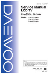 Daewoo DLV-32C7SMB Service Manual