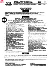 ARO PG087A-A5 Operator's Manual
