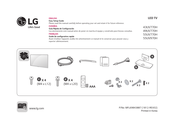 LG 49UV770H-UA Easy Setup Manual