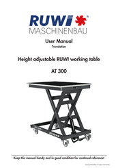 RUWI AT 300 User Manual