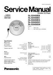 Panasonic SL-SX450EG Service Manual