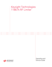Keysight Technologies 11867A Operating And Service Manual