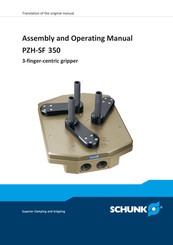 SCHUNK PZH-SF35 Assembly And Operating Manual