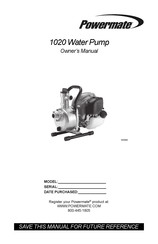 Generac Power Systems PowerMate 1020 Owner's Manual