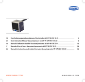 schmalz VS-P-W-D K 3C-D Short Instruction Manual