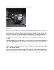 Clack WS 1 Parts And Operational Manual