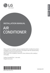 LG ABNH24GL3A2 Installation Manual