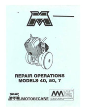 Motobecane 40 Repair Operations