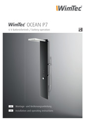 WimTec SANTEC OCEAN P7 Series Installation And Operating Instructions Manual