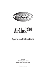 SKC AIRCHEK 2000 Operating Instructions Manual
