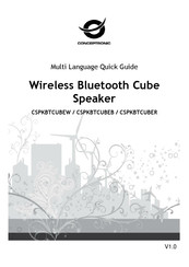 Conceptronic CSPKBTCUBEB Quick Manual