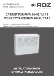 RDZ 214 E Installation Manual