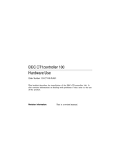 Digital Equipment DEC CT1controller 100 Hardware Use