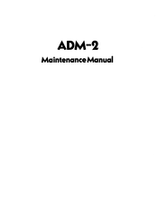 Lear Siegler ADM-2 Maintenance Manual