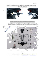 R&G LP0251BK Fitting Instructions Manual