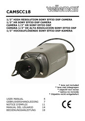 Velleman CAMSCC18 User Manual