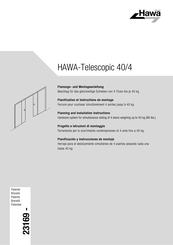 hawa Telescopic 40/4 Planning And Installation Instructions