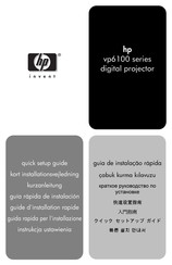 HP invent vp6100 Series Quick Setup Manual