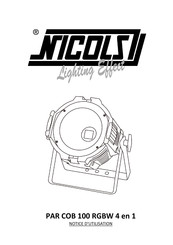 Nicols PAR COB100 RGBW4in1 User Manual