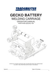 Trademaster WA-GECKO-18V Operator's Manual