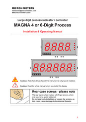 MICRON METERS MAGNA Installation & Operating Manual
