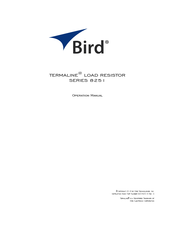 BIRD TERMALINE 8251D Operation Manual