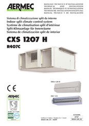 AERMEC CXS 1207 H Technical And Installation