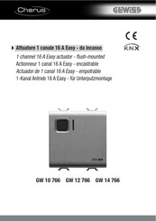 Gewiss Chorus GW 12 766 Manual
