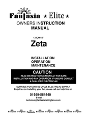 Fantasia Elite Zeta Owner's Instruction Manual