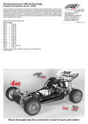 FG Modellsport Leopard 4 Competition Mounting Instructions
