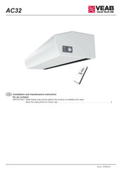VEAB AC32 Series Installation And Maintenance  Instruction