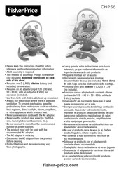 Fisher-Price CHP56 Instruction Sheet