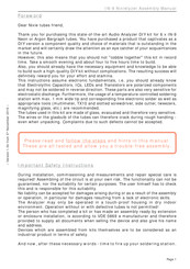 Mr. Nixie IN-9 Nixielyzer Assembly Manual