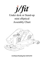 J/Fit Mini Elliptical Assembly Chart