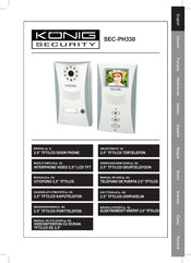 Konig Security SEC-PH330 Manual