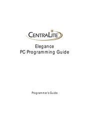 Centralite Elegance Pc Programming Manual