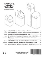 EcoWater eVOLUTION Series Instructions Manual