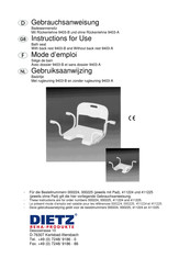 Dietz 9403-A Instructions For Use Manual