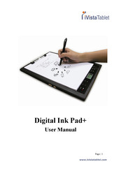 iVistaTablet Digital Ink Pad+ User Manual