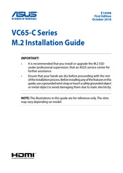Asus VC65-C Series Installation Manual