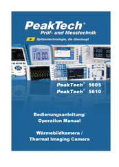 PeakTech 5610 Operation Manual